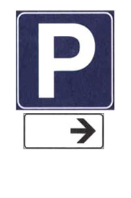 il segnale raffigurato indica la fine dellarea destinata al parcheggio